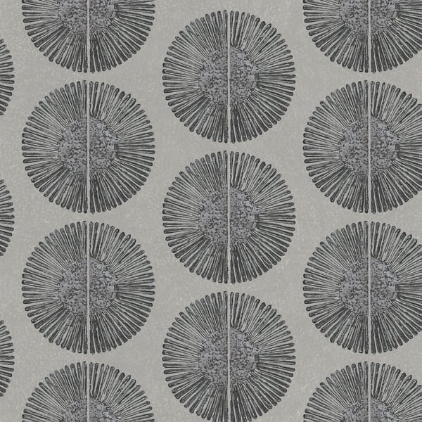 Galerie Wallcoverings Bazaar Soleil Galerie Wallcoverings  Silver Grey   - G78330