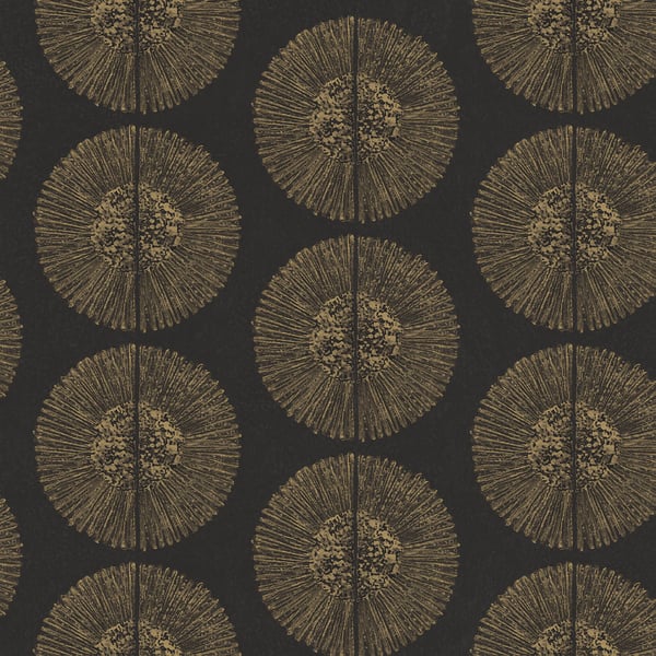 Galerie Wallcoverings Bazaar Soleil Galerie Wallcoverings  Black   - G78331