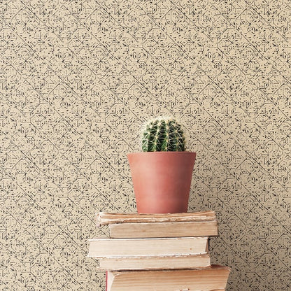 Galerie Wallcoverings Bazaar Tangier Tile Galerie Wallcoverings  Beige   - G78335