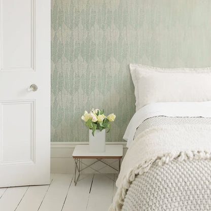 Galerie Wallcoverings Bazaar Wasabi Leaves Galerie Wallcoverings  Green   - G78341