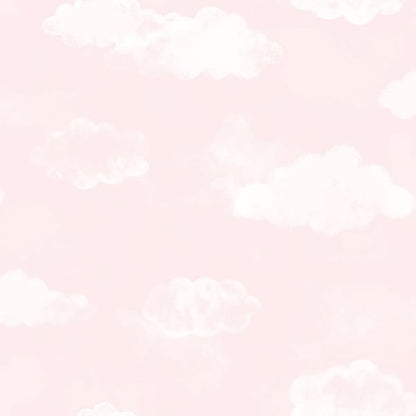 Galerie Wallcoverings Tiny Tots 2 Cloud Galerie Wallcoverings  Pink   - G78358