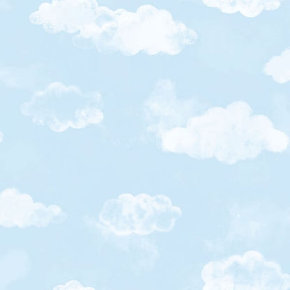 Galerie Wallcoverings Tiny Tots 2 Cloud Galerie Wallcoverings  Blue   - G78359