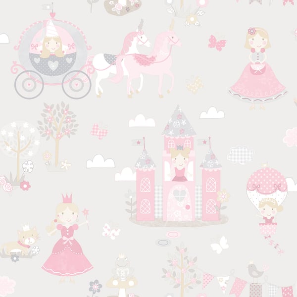 Galerie Wallcoverings Tiny Tots 2 Fairytale Galerie Wallcoverings  Pink   - G78370