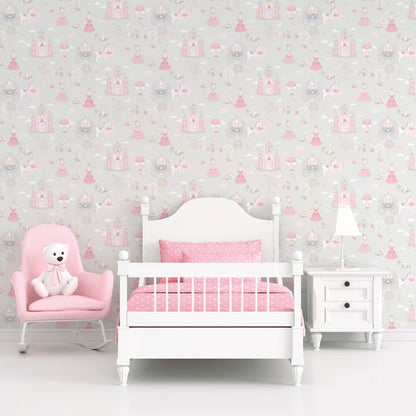 Galerie Wallcoverings Tiny Tots 2 Fairytale Galerie Wallcoverings  Pink   - G78370