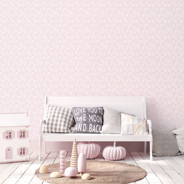 Galerie Wallcoverings Tiny Tots 2 Koala Leaf Galerie Wallcoverings  Pink   - G78382