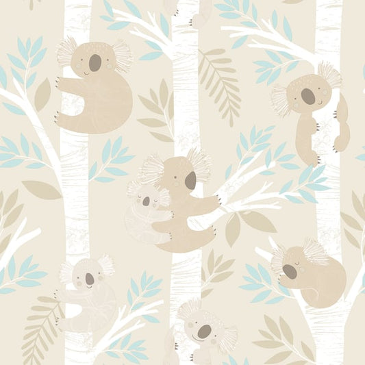 Galerie Wallcoverings Tiny Tots 2 Koalas Galerie Wallcoverings  Beige   - G78384