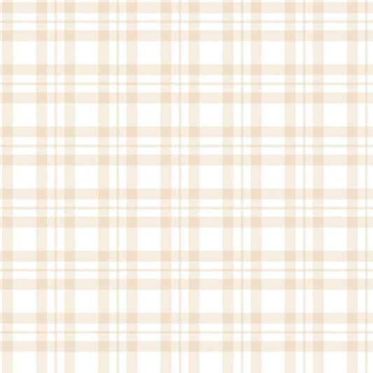 Galerie Wallcoverings Tiny Tots 2 Plaid Galerie Wallcoverings  Beige   - G78393