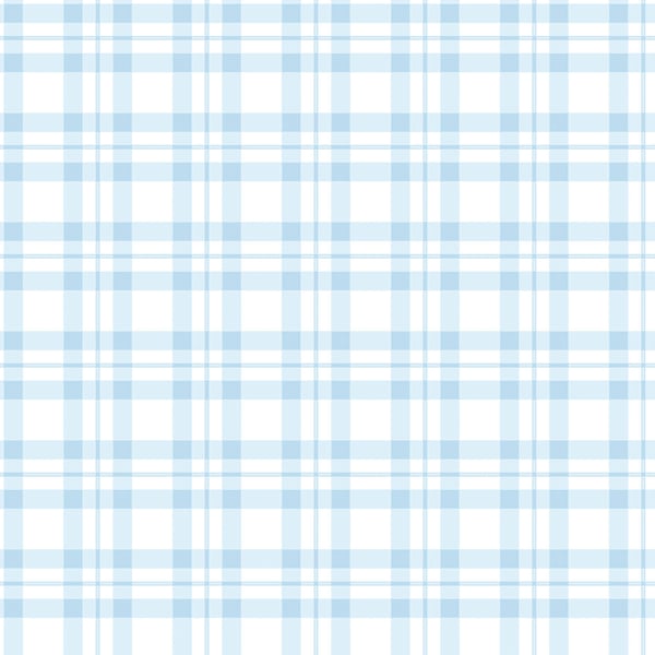 Galerie Wallcoverings Tiny Tots 2 Plaid Galerie Wallcoverings  Blue   - G78395