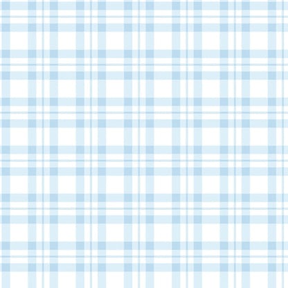 Galerie Wallcoverings Tiny Tots 2 Plaid Galerie Wallcoverings  Blue   - G78395