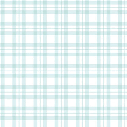 Galerie Wallcoverings Tiny Tots 2 Plaid Galerie Wallcoverings  Blue   - G78397