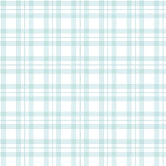 Galerie Wallcoverings Tiny Tots 2 Plaid Galerie Wallcoverings  Blue   - G78397