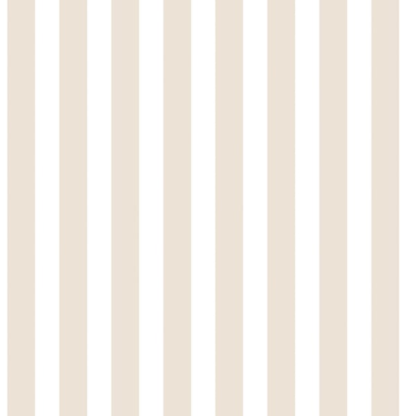 Galerie Wallcoverings Tiny Tots 2 Regency Stripe Galerie Wallcoverings  Beige   - G78398
