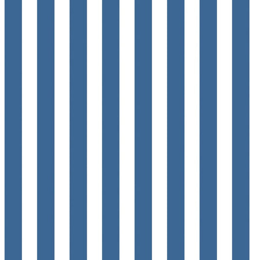 Galerie Wallcoverings Tiny Tots 2 Regency Stripe Galerie Wallcoverings  Blue   - G78400