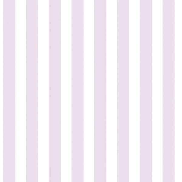 Galerie Wallcoverings Tiny Tots 2 Regency Stripe Galerie Wallcoverings  Purple, Lilac   - G78402
