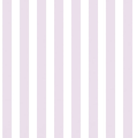 Galerie Wallcoverings Tiny Tots 2 Regency Stripe Galerie Wallcoverings  Purple, Lilac   - G78402