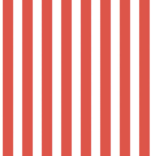 Galerie Wallcoverings Tiny Tots 2 Regency Stripe Galerie Wallcoverings  Red   - G78404