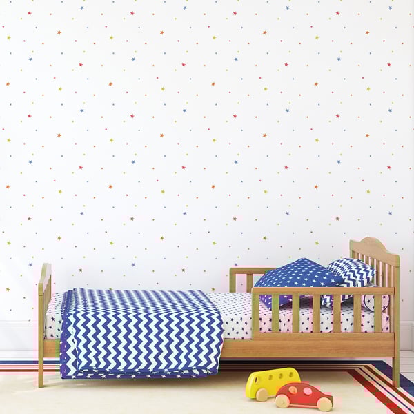 Galerie Wallcoverings Tiny Tots 2 Stars Galerie Wallcoverings  Multi-coloured, Multi   - G78414