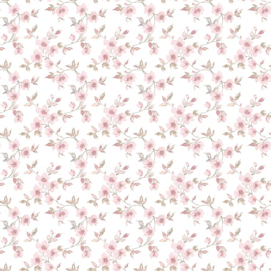 Galerie Wallcoverings Secret Garden Anenome Mini Galerie Wallcoverings  Pink   - G78484