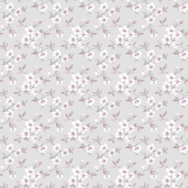 Galerie Wallcoverings Secret Garden Anenome Mini Galerie Wallcoverings  Pink   - G78485