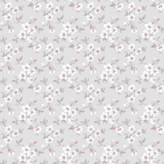 Galerie Wallcoverings Secret Garden Anenome Mini Galerie Wallcoverings  Pink   - G78485