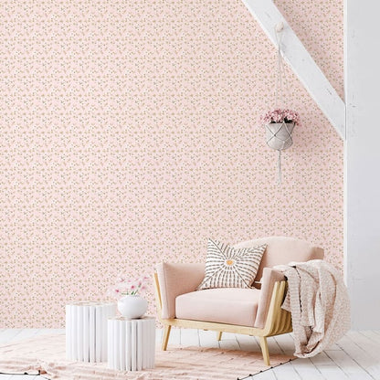 Galerie Wallcoverings Secret Garden Anenome Mini Galerie Wallcoverings  Pink   - G78487
