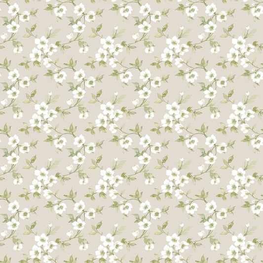 Galerie Wallcoverings Secret Garden Anenome Mini Galerie Wallcoverings  Green   - G78488