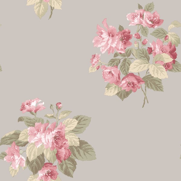 Galerie Wallcoverings Secret Garden Classic Bouquet Galerie Wallcoverings  Pink   - G78501
