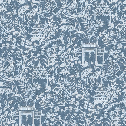 Galerie Wallcoverings Secret Garden Garden Toile Galerie Wallcoverings  Blue   - G78508