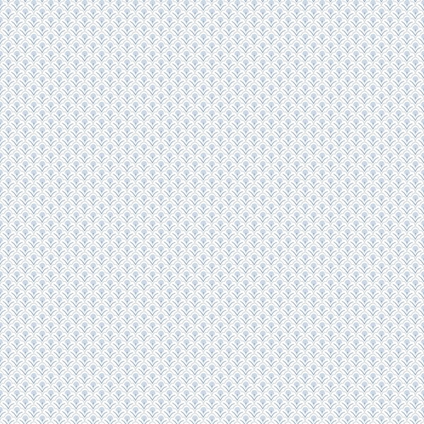 Galerie Wallcoverings Secret Garden Secret Scallop Galerie Wallcoverings  Blue   - G78514