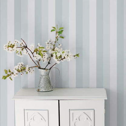 Galerie Wallcoverings Secret Garden Secret Stripe Galerie Wallcoverings  Blue   - G78518