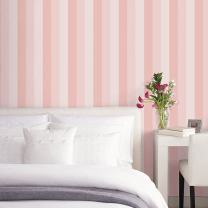 Galerie Wallcoverings Secret Garden Secret Stripe Galerie Wallcoverings  Pink   - G78520