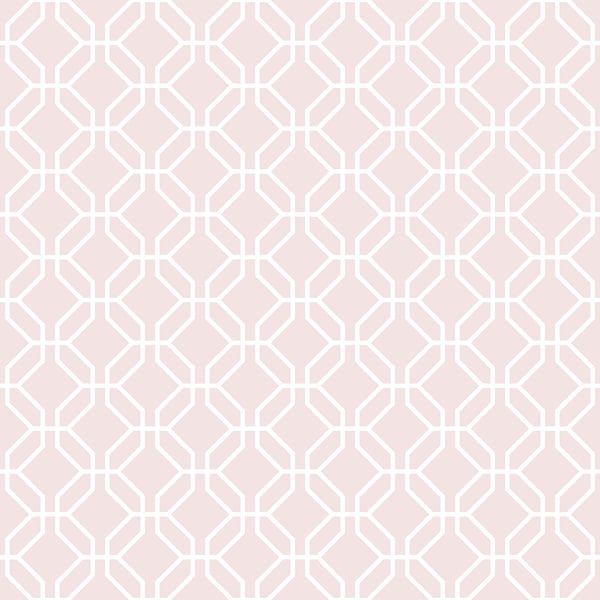 Galerie Wallcoverings Secret Garden Trellis Negative Galerie Wallcoverings  Pink   - G78521