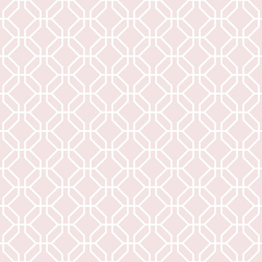 Galerie Wallcoverings Secret Garden Trellis Negative Galerie Wallcoverings  Pink   - G78521
