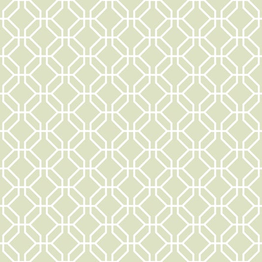 Galerie Wallcoverings Secret Garden Trellis Negative Galerie Wallcoverings  Green   - G78523