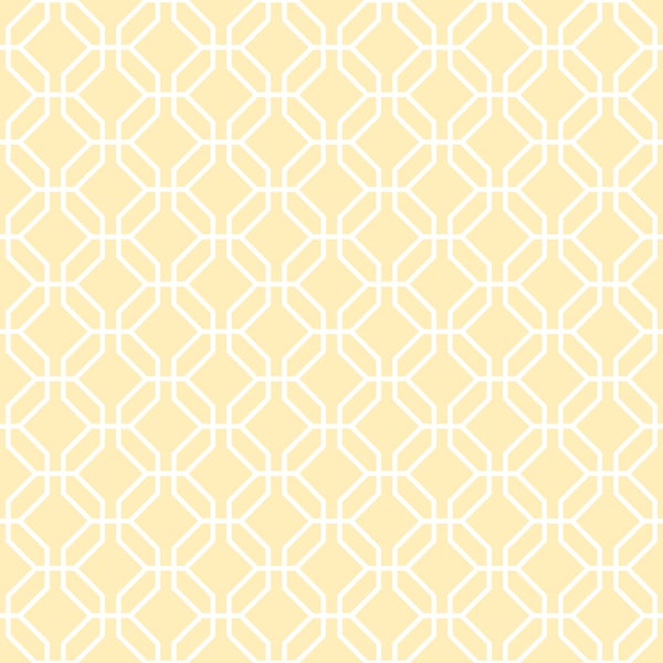 Galerie Wallcoverings Secret Garden Trellis Negative Galerie Wallcoverings  Yellow   - G78524
