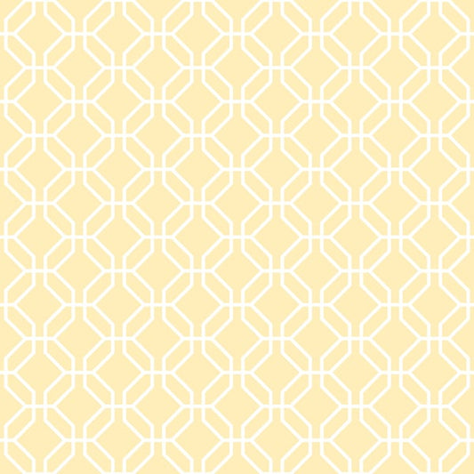 Galerie Wallcoverings Secret Garden Trellis Negative Galerie Wallcoverings  Yellow   - G78524