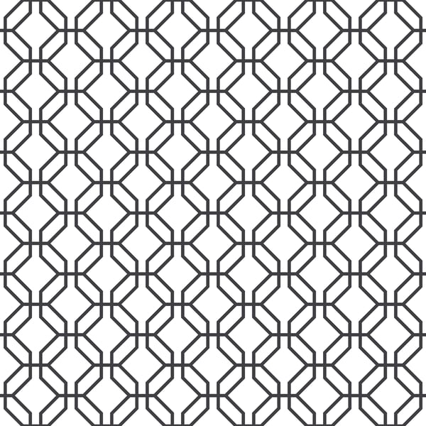 Galerie Wallcoverings Secret Garden Trellis Positive Galerie Wallcoverings  Black   - G78525