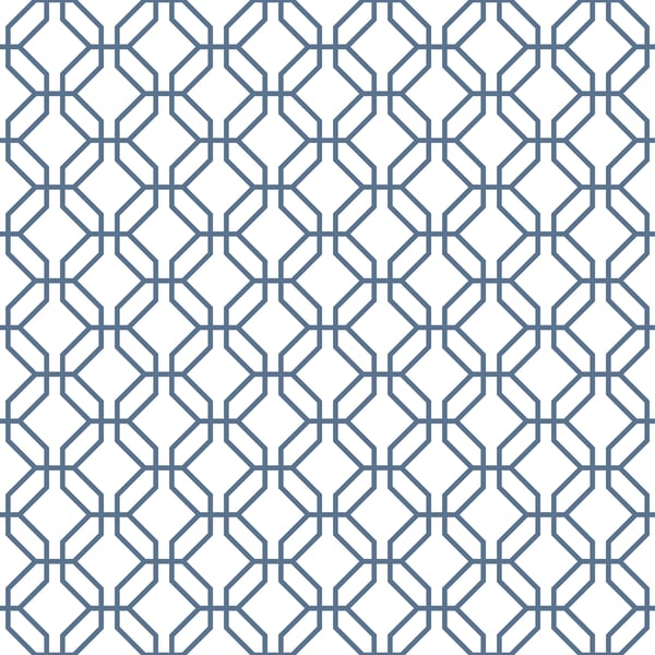 Galerie Wallcoverings Secret Garden Trellis Positive Galerie Wallcoverings  Blue   - G78526