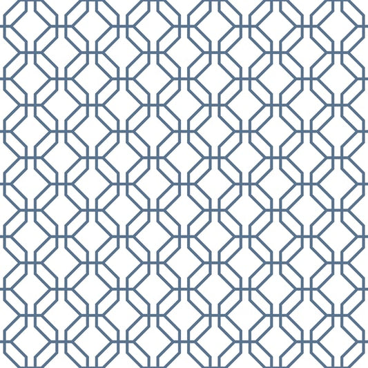 Galerie Wallcoverings Secret Garden Trellis Positive Galerie Wallcoverings  Blue   - G78526