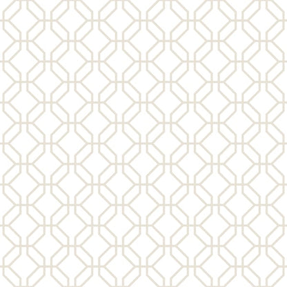 Galerie Wallcoverings Secret Garden Trellis Positive Galerie Wallcoverings  Beige   - G78529