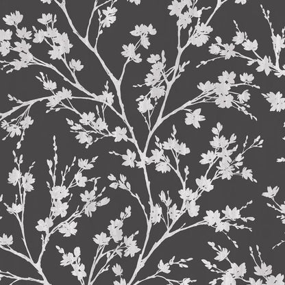 Galerie Wallcoverings Secret Garden Wispy Branches Galerie Wallcoverings  Black   - G78531