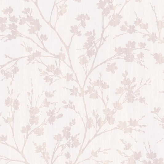 Galerie Wallcoverings Secret Garden Wispy Branches Galerie Wallcoverings  Pink   - G78533