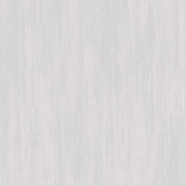 Soft light gray wallpaper with wispy texture and subtle vertical brush strokes; resembles painted wall paneling.