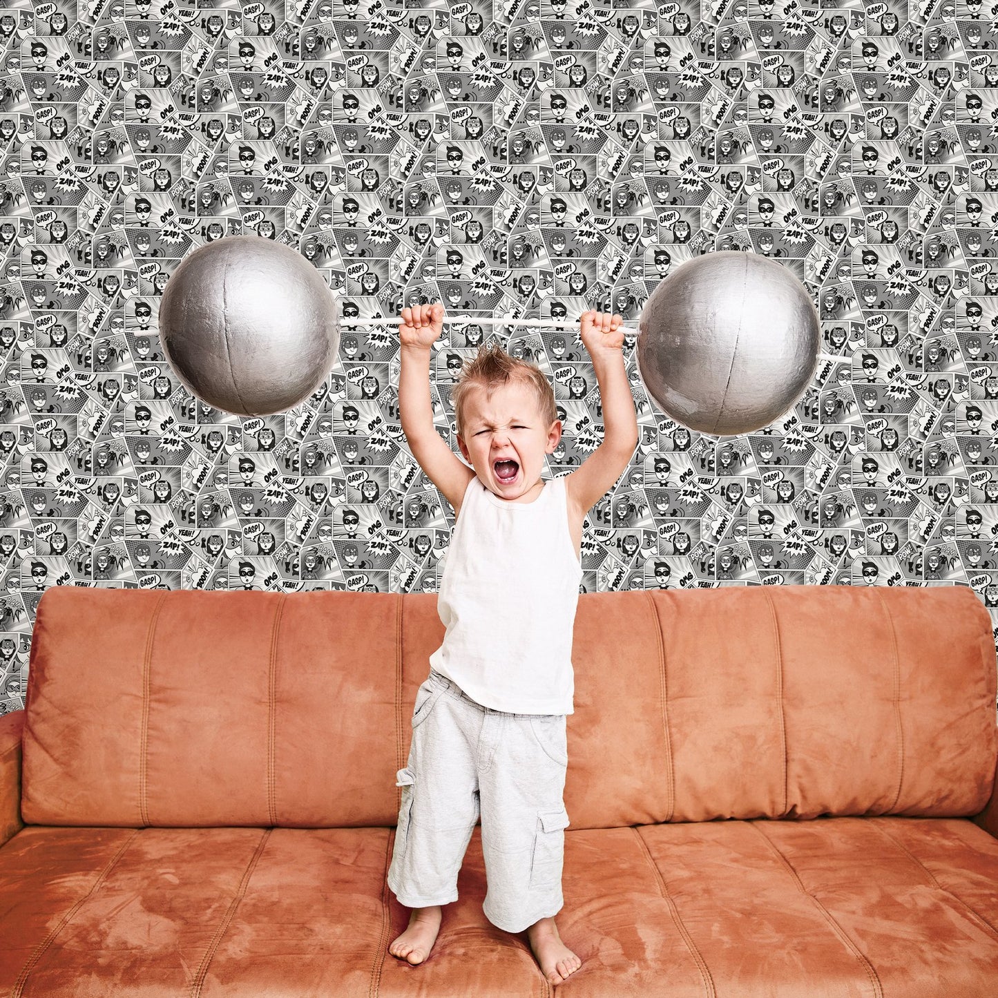 GALERIE WALLCOVERINGS Kids and Teens    Grey   - G78556