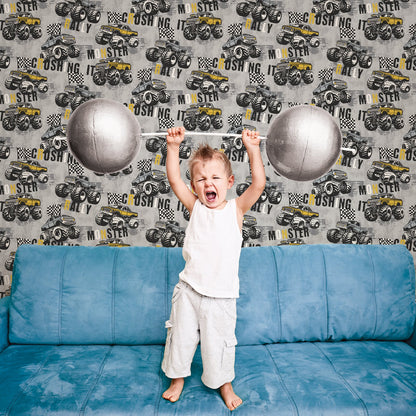 GALERIE WALLCOVERINGS Kids and Teens    Grey   - G78571