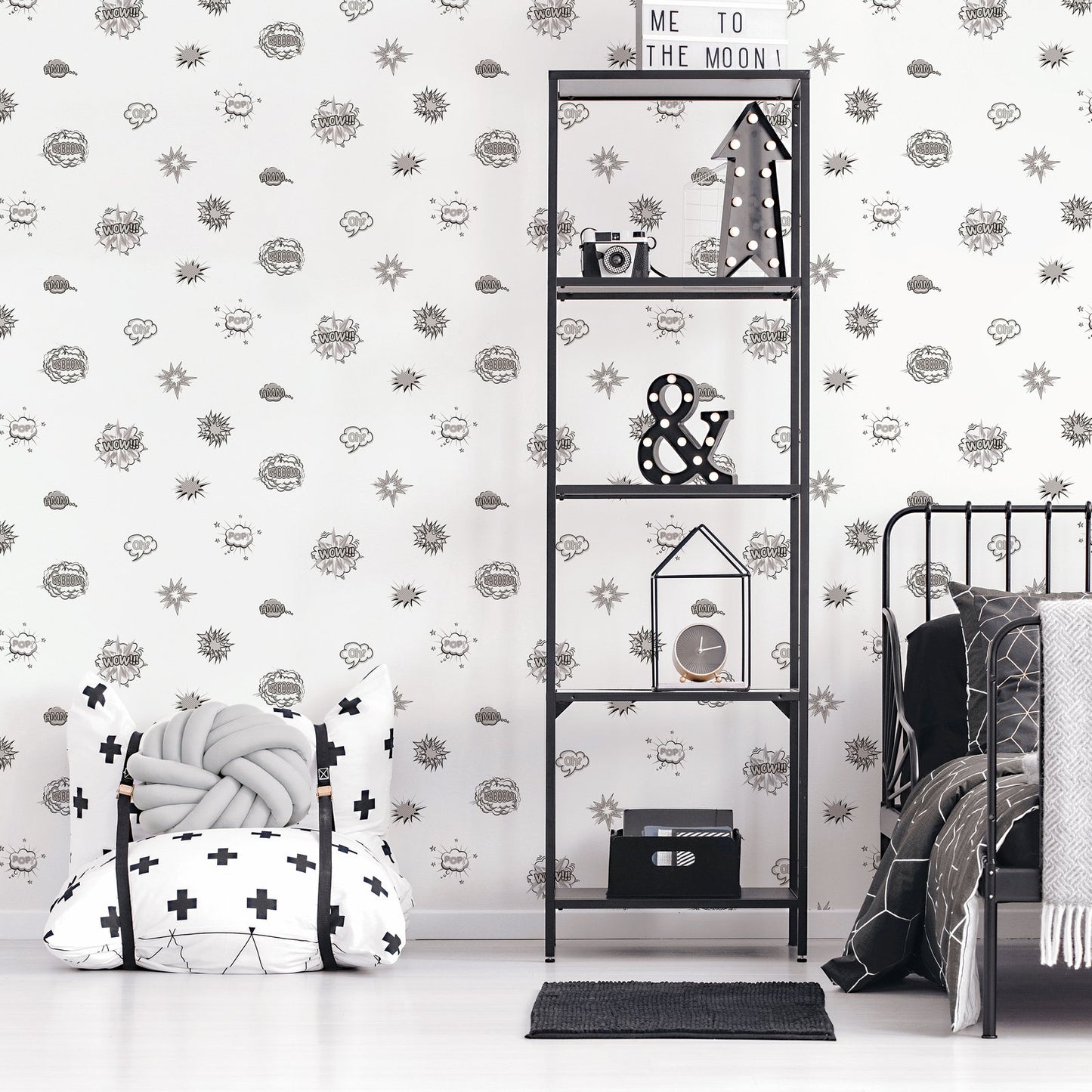 GALERIE WALLCOVERINGS Kids and Teens    Grey   - G78579