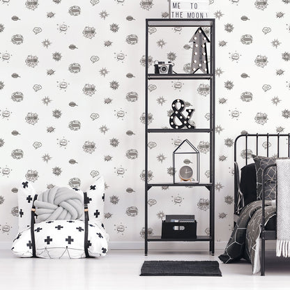 GALERIE WALLCOVERINGS Kids and Teens    Grey   - G78579