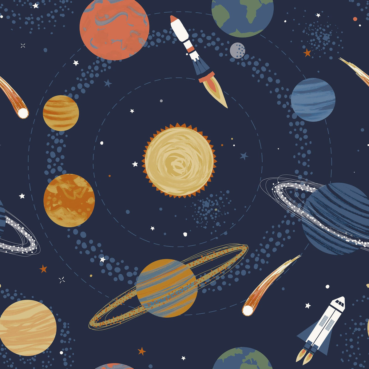 GALERIE WALLCOVERINGS Kids and Teens    Blue   - G78597