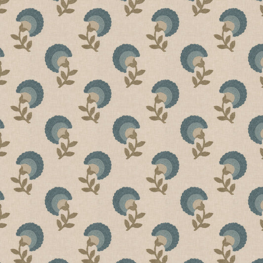STOUT TEXTILES  MULTIPURPOSE,EMBROIDERIES TRADITIONAL, FLORAL SHORELINE   - GAIE-1