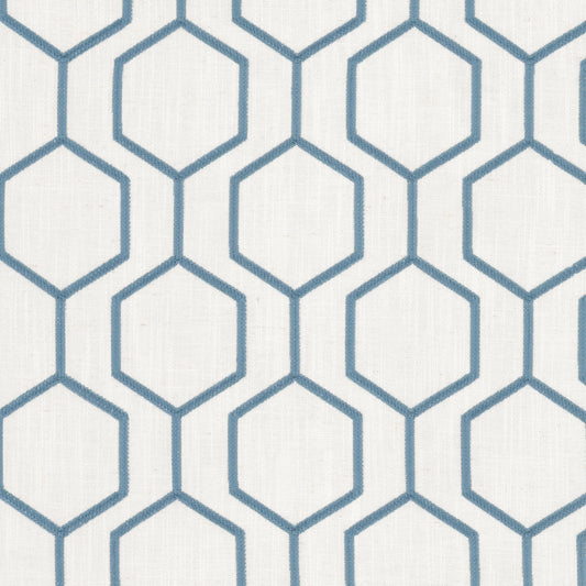 STOUT TEXTILES  MULTIPURPOSE,EMBROIDERIES TRADITIONAL, GEOMETRIC CADET,FEDERAL   - GAME-1